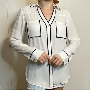 Express Portofino Shirt - Black & White